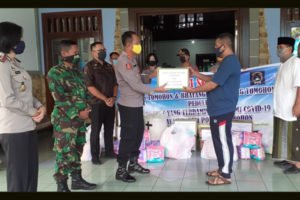 Polres Tomohon Bersama Koramil dan KBP3 Berbagi Baksos di  2 Panti Asuhan