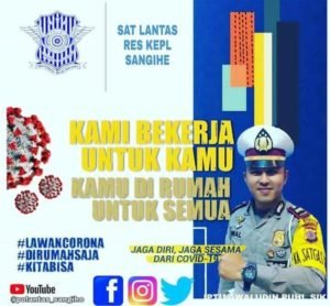 Satlantas Polres Sangihe Amankan Sejumlah Remaja, Ini Harapan Kasat Lantas