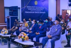 Kapolda Sulut Hadiri Peresmian Gedung Pengadilan Terpadu Manado