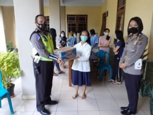 Satlantas Polres Minsel Bentuk Program Polsanak, Sambangi Yayasan Aquino