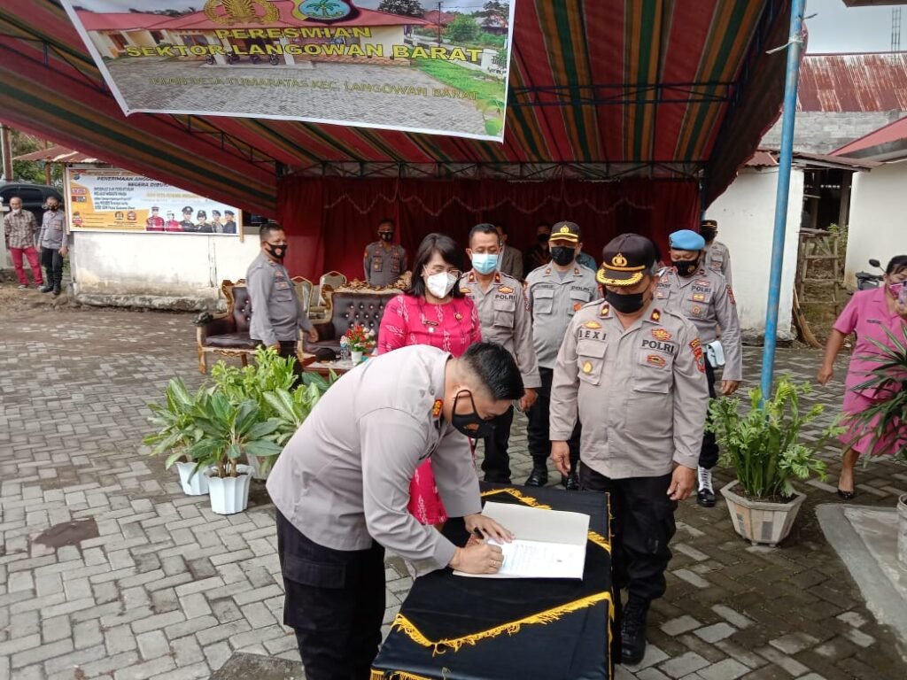 Polsek Subsektor Langowan Barat Naik Jadi Pra-Rural, Ini Harapan Kapolres