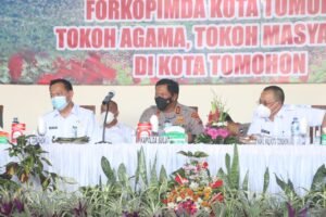 Silaturahmi Bersama Forkopimda Kota Tomohon, Ini Harapan Kapolda Sulut