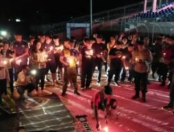 Polresta Manado Dan Sulut United, Doa Bersama Untuk Korban Kanjuruhan Malang