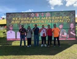 Peringati Hari Juang Kartika TNI-AD ke-77 Tahun 2022, Perbakin Tomohon Bersama RINDAM Laksanakan Kejuaraan Menembak