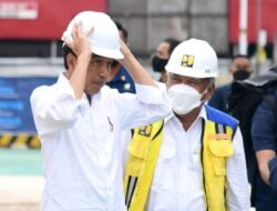 Presiden Joko Widodo Meninjau Proyek Sodetan Kali Ciliwung ke Kanal Banjir Timur