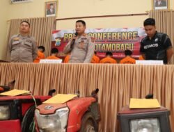 Komplotan Pencurian Mesin Traktor Berhasil Diungkap Sat Res Polres Kotamobagu