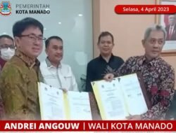 Walikota Manado Menandatangani Naskah Kesepakatan Bersama Kementerian Lingkungan Hidup Dan Kehutanan RI