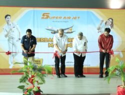 Inaugural Flight Super Air Jet Rute Baru Menuju Kota Manado
