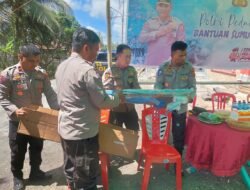 Polres Minahasa Tenggara Berikan Bantuan Sumur Bor dan Pompa Air ke Warga