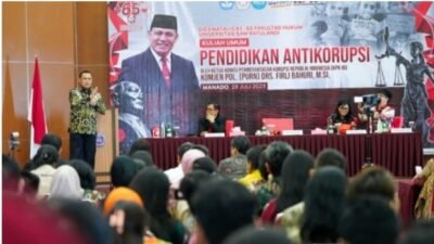 “Budaya Hukum Antikorupsi Belum Kuat” Kata Ketua KPK Firli Bahuri Saat Memberi Kuliah Umum di Unsrat Manado
