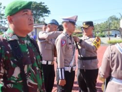 Kapolres Tomohon AKBP Lerry Tutu Pimpin Apel Operasi Terpusat Zebra Samrat 2023