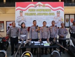 Kapolresta Jayapura Kota Beber Hasil Operasi Zebra Cartenz 2023