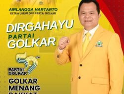 Ronny Sompie Beri Ucapan Selamat Hari Ulang Tahun ke – 59 untuk Partai Golkar