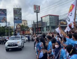 Polrestabes Semarang Lakukan Pengamanan Kampanye Terbuka di Simpang Lima Kota Semarang