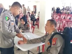 Ratusan Personel Pengamanan TPS di Maluku Jalani Pemeriksaan Kesehatan