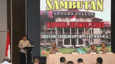 Kapolda Sulut Irjen Pol Yudhiawan, Buka Rakerwas Itwasda dan Bidpropam Tahun 2024