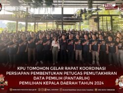 KPU Tomohon Gelar Rakor Persiapan Pembentukan Petugas Pemutakhiran Data Pemilih