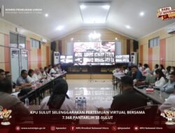 Melalui Zoom Meeting KPU Sulut Pantau 7,568 Petugas Pantarlih