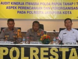 Itwasda Polda Papua Gelar Taklimat Awal Tahap I Tahun 2024 di Polresta Jayapura Kota
