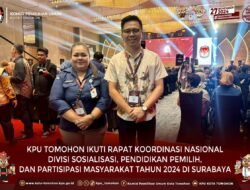 KPU Kota Tomohon Hadiri Rakornas Sosdiklihparmas di Surabaya