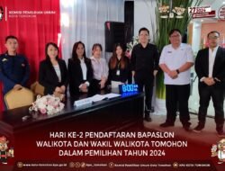 Pendaftaran Walikota dan Wakil Walikota Tomohon 2024, Hari Kedua Berakhir Tanpa Pendaftar Baru