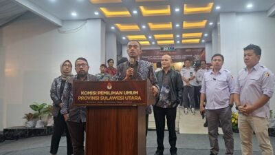 Pendaftaran Pilkada Serentak 2024 di Sulut, KPU Terima 45 Paslon dari 15 Kabupaten/Kota