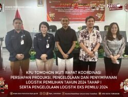 Ketua KPU Kota Tomohon Hadiri Rapat Koordinasi Persiapan Logistik Pilkada Serentak 2024