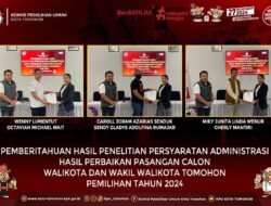 KPU Tomohon Buka Masukan Masyarakat untuk Pilkada 2024