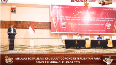 Pemilih Pemula dan Generasi Muda Siap Sukseskan Pilkada 2024: KPU Sulut Gaungkan Pilkada Ramah Lingkungan