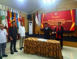 Hendriyanto Kusno Jacob Resmi Jabat Anggota KPU Minahasa Utara 2023-2028