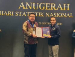 Pemerintah Kota Manado Terima Penghargaan di Bidang Statistik