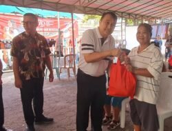 Lagi, Sekertaris Daerah Kota Manado, Dr Micler C. S Lakat, Kunjungi Pasar Murah