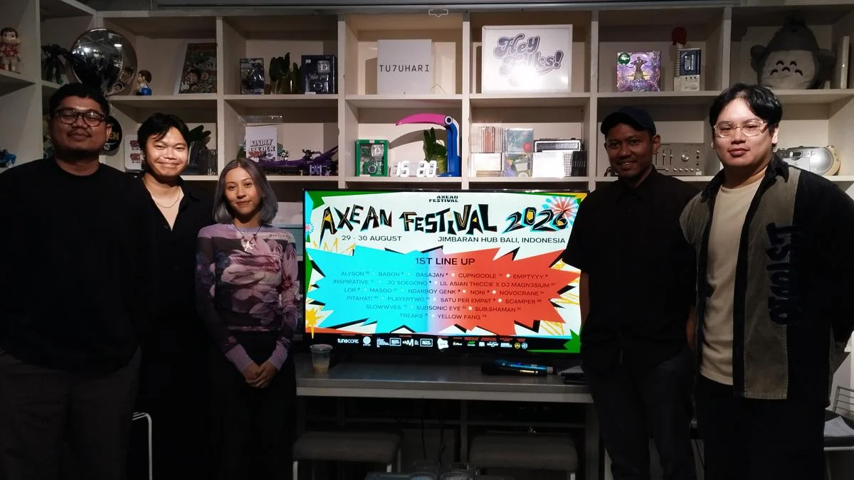 Jimbaran Bersiap! AXEAN Festival 2026 Rilis Lineup Perdana, Ndarboy Genk hingga Noni Siap Unjuk Gigi di Kancah Internasional