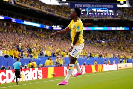 Vinícius Júnior Pimpin Kemenangan Gemilang Brasil atas Skotlandia di Piala Dunia