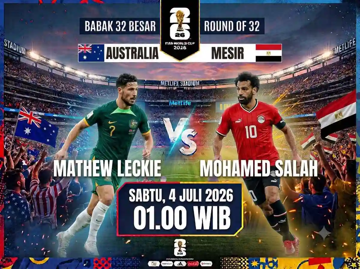 Australia vs Mesir: Misi Bersejarah Socceroos dan Ambisi Terakhir Mohamed Salah di Piala Dunia 2026