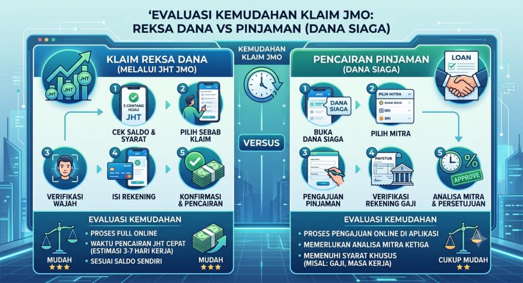 Evaluasi Kemudahan Klaim Reksa Dana dan Pinjaman Melalui Fitur JMO