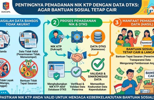 Pentingnya Pemadanan NIK KTP dengan Data DTKS: Agar Bantuan Sosial Tetap Cair
