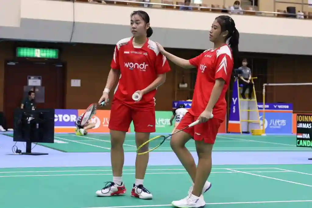 Ganda Putri Indonesia Atre/Aurel Melaju ke Babak Berikutnya Kejuaraan Asia Junior 2026
