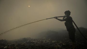 Api Padam, Pemkab Tangerang Antisipasi Kebakaran Susulan di TPA Jatiwaringin dengan Embung Baru