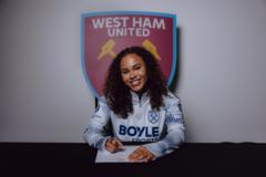 Ebony Salmon Resmi Merapat ke West Ham United, Teken Kontrak Dua Tahun