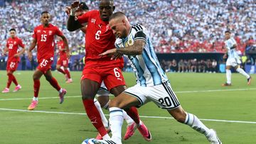 Terobosan Cepat! Mac Allister Buka Keunggulan Argentina atas Swiss Berkat Assist Magis Messi