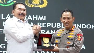 Kapolri Jenderal Listyo Sigit Silaturahmi ke Kejaksaan Agung, Bahas Sinergi Penegakan Hukum