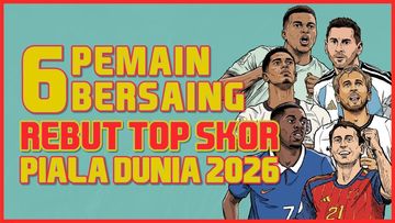Perburuan Sepatu Emas Piala Dunia 2026 Memanas: Enam Bintang Berebut Takhta Top Skor