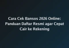 Bansos 2026: Cek Status Penerima dan Daftar Mandiri Lewat HP, Ini Caranya!