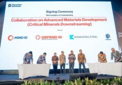Kolaborasi Strategis MIND ID, LEN, Krakatau Steel, dan Perminas Pupuk Rantai Pasok Mineral Kritis Nasional