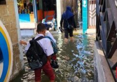 Rob Landa Pesisir Surabaya, Aktivitas Belajar di SD Yayasan Karya Putra Terjegal