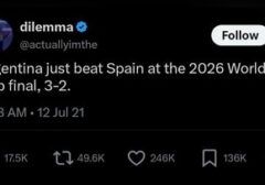 Ramalan Akurat? Tweet 2021 Prediksi Argentina Juara Dunia 2026 Lawan Spanyol Bikin Geger Jagat Maya