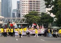4.132 Personel Amankan Demo BEM se-Jakarta di Monas, Kapolres Instruksikan Pendekatan Humanis