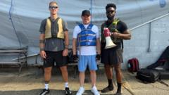 Rooney, Hart, dan Richards Bersantai di Sungai Hudson