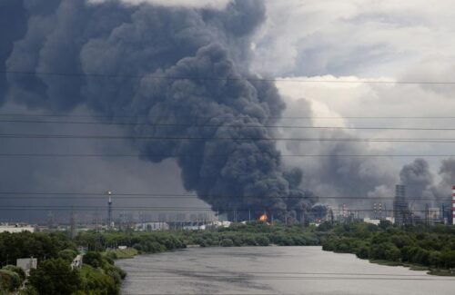 Serangan Drone Ukraina Tewaskan 7 Pekerja Gudang Rusia